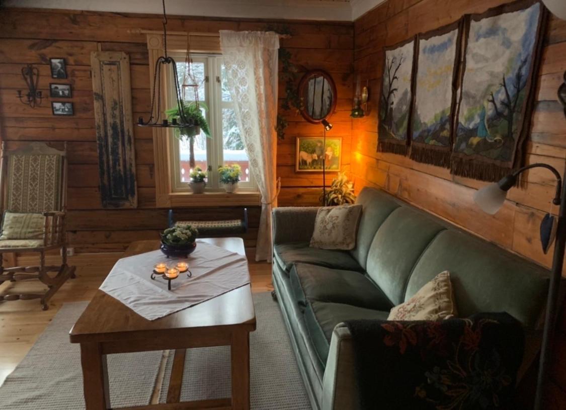 100 Years Old Norwegian Log House In Tromsoヴィラ エクステリア 写真