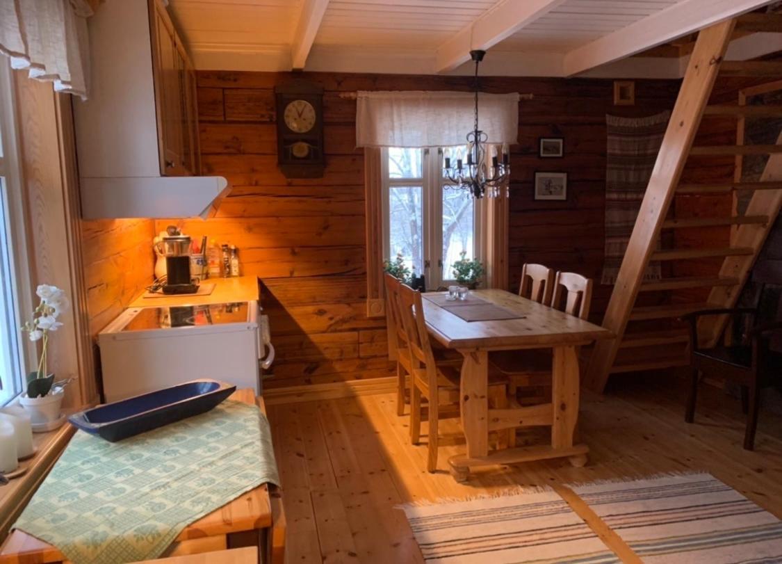 100 Years Old Norwegian Log House In Tromsoヴィラ エクステリア 写真